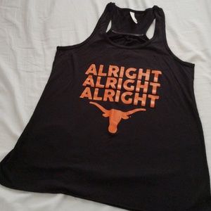 🆕 NWOT Texas Longhorns “Alright Alright Alright” McConaughey Tank Top 🤘🏻